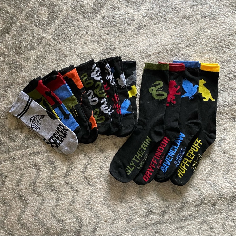 NWOT Harry Potter 12 Days of Socks - Shoe Size 6-12